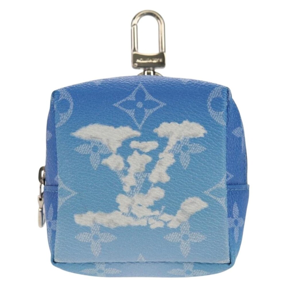 Louis Vuitton Monogram Clouds Bijoux Sac Squared Pouch Blue Mp2792 Brown